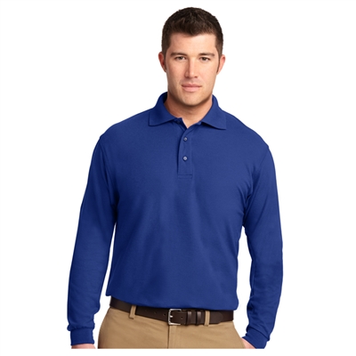 SanMar K500LS - Silk Touch Long Sleeve Polo - Men's