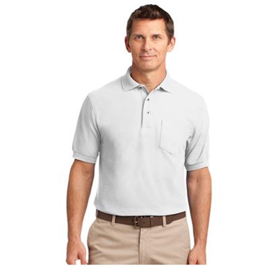 Sanmar K500P - Short Sleeve Silk Touch Polo with Pocket - Men's