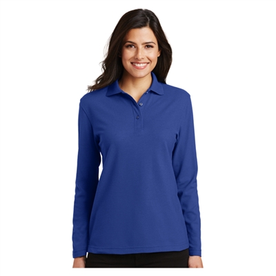 SanMar L500LS - Silk Touch Long Sleeve Polo - Women's