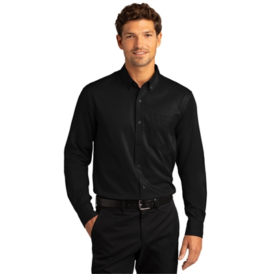 1C - W808 - Port Authority Long Sleeve Oxford Shirt - Men's for WUNC