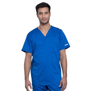 Cherokee WW603 - Revolution Men's V-Neck Solid Scrub Top