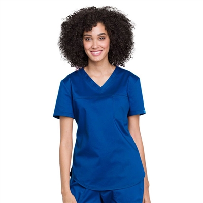 Cherokee WW657 - Revolution Women's V-Neck Tuck-In Solid Scrub Top