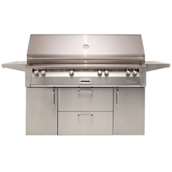 ALFRESCO 56" Freestanding Grill with Sear Zone and Rot (ALXE-56BFGC)