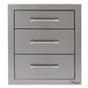 ALFRESCO 17" Triple Drawers (AXE-3DR-SC)