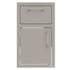 ALFRESCO 17" Single Drawer and Access Door LEFT HINGE (AXE-DDR-L-SC)