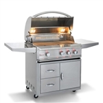 BLAZE 34" Professional Grill with Cart (BLZ-3PROCARTPKG)