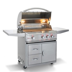 BLAZE 34" Professional Grill with Cart (BLZ-3PROCARTPKG)