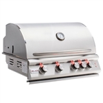 BLAZE 4-Burner 32" Built-in Grill with Rear Burner and Lighting (BLZ-4LTE2)