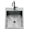 DELTA HEAT 15" Outdoor Sink w/Cold Faucet (DHOS15)