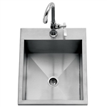 DELTA HEAT 15" Outdoor Sink w/Cold Faucet (DHOS15)