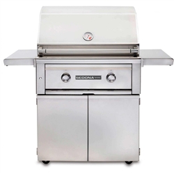 SEDONA by Lynx 30" L500-Series Freestanding Grill with One ProSear1 Burner and One Stainless Steel Burner (L500PSF)