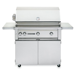 SEDONA by Lynx 36" L600-Series Grill with One ProSear1 Burner, Two Stainless Steel Burners, Rotisserie and Cart (L600PSFR)