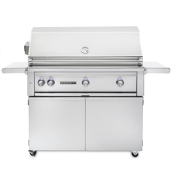 SEDONA by Lynx 42" L700-Series Grill with Three Stainless Steel Burners, Rotisserie and Cart (L700FR)