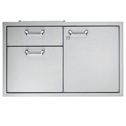 LYNX Classic 42" Storage Door and Double Drawer Combination Unit (LSA42)