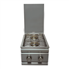 RCS Cutlass-Series Stainless Double Side Burner with Two 12,000 BTU Burners - Slide-In (RDB1)