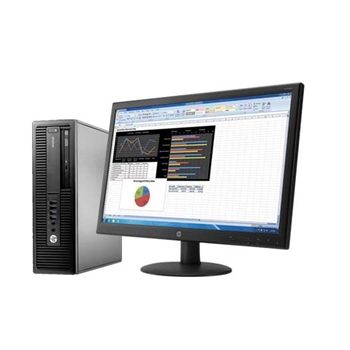 HP EliteDesk 705 G2 Desktop + Monitor Bundle