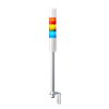 LR4-302LJBW-RYB - Pole Mount Signal Tower