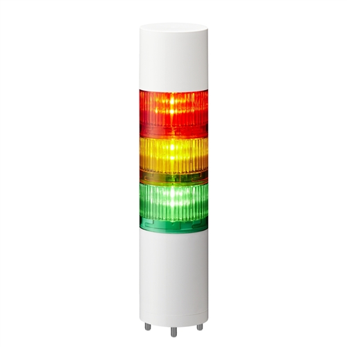 LR6-302WJBW-RYG - 60mm Signal Tower with Red, Green, Amber LED