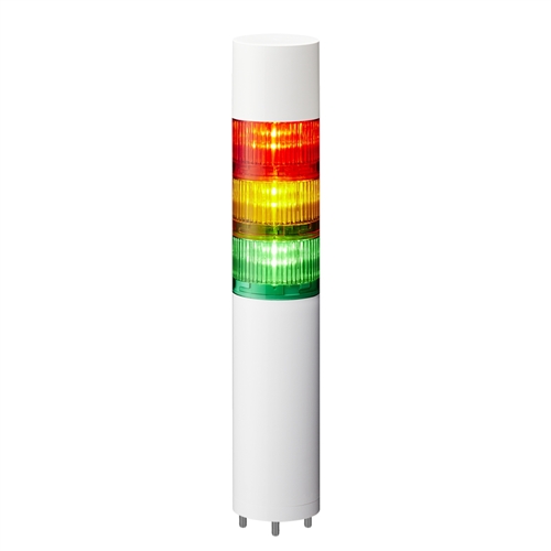 LR6-3M2WJBW-RYG - 60mm Signal Tower with Red, Green, Amber LED