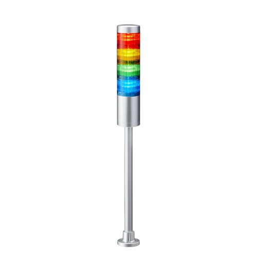 LR6-402PJNU-RYGB - 60mm Signal Tower with Red, Amber, Green, Blue LED
