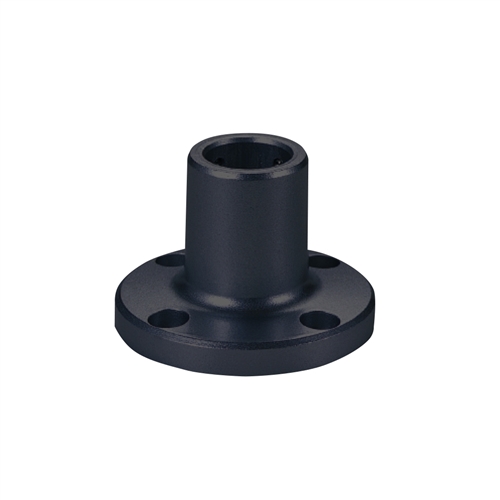 SZ-016KA+FO030 - Surface Mount Pole Bracket (Black)