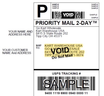Drop Ship with generic packing slip and your return shipping label