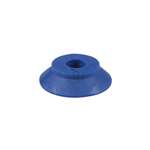 RUBBER WASHER 30MM OD X 8MM ID X 8MM HEIGHT BLUE COLOR