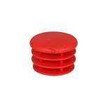 CAP FOR 30mm PIPE, RED COLOR