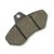 REAR BRAKE PAD, HARD TYPE (111), BLACK COLOR