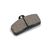 REAR BRAKE PAD, HARD TYPE (111),  BLACK COLOR, THICKNESS 16mm