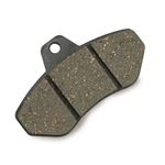 REAR BRAKE PAD, HARD TYPE (111), BLACK COLOR