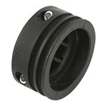 PULLEY IN NYLON FOR AXLE D.40mm BLACK COLOR