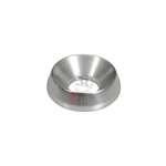 ALUMINUM COUNTERSUNK WASHER 19mm x 8mm, SILVER