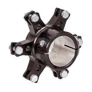 40mm Aluminum Floating Brake Disc Hub, Black