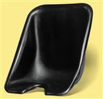 PLASTIC  SEAT FOR RENTAL  KART, BLACK COLOR