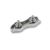 SHAPED CLAMP WITH DOUBLE SCREW