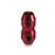 ALUMINUM SHAPED CLAMP WITH DOUBLE SCREW RED ANODIZED