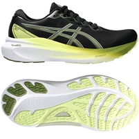 Asics GEL-KAYANO 30 Men's Road Running Shoe. (Black/Glow Yellow)