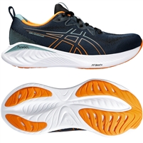 Asics GEL-CUMULUS 25 Men's Road Running Shoe. (French Blue/Bright Orange)