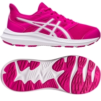 Asics JOLT 4 GS Junior Running Shoe. (Pink Rave/White)