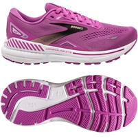 Brooks Adrenaline GTS 23 Women's Road Running Shoe. (Orchid/Black/Purple)