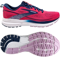 Brooks Trace 3 Women's Road Running Shoes. (Raspberry/Blue/Orchid)