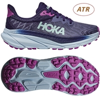 Hoka Challenger 7 Women's All Terrain Running Shoe. (Meteor/Night Sky)