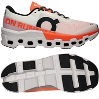 On Cloudmonster 2 Men's Road Running Shoe. (Undyed/Flame)