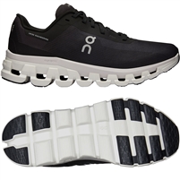 On Cloudflow 4 Women's Road Running Shoe. (Black/White)