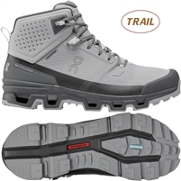 On Cloudrock 2 Waterproof Men's Trail Hiking Shoe. (Alloy/Eclipse)