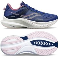 Saucony Tempus Women's Road Running Shoe. (Navy/Orchid)