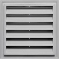 Mid-America 12" x 12" Square Vinyl Gable Vent (each)