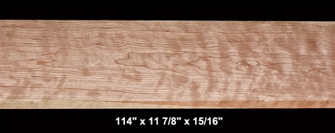Wide Curly Cherry - 114" x 11 7/8" x 15/16" -  $130.00