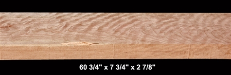 Thick Curly Cherry - 60 3/4" x 7 3/4" x 2 7/8" -  $150.00